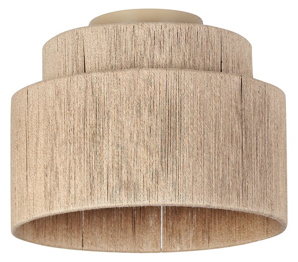 Plafoniera Japandi marrone con corda - Smille