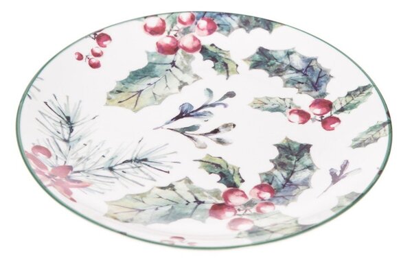 Piatto da dolce bianco in porcellana ø 19 cm – Dakls