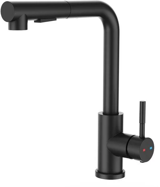 Rubinetto a spruzzo monomando con rotazione a 360 gradi per la cucina, rubinetto da cucina con getto a spruzzo