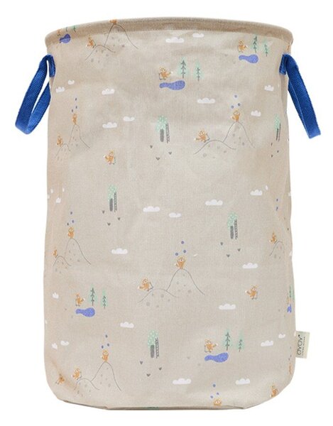Cesta per giochi da bambino beige in tessuto ø 38x54 cm Foxy – OYOY Mini