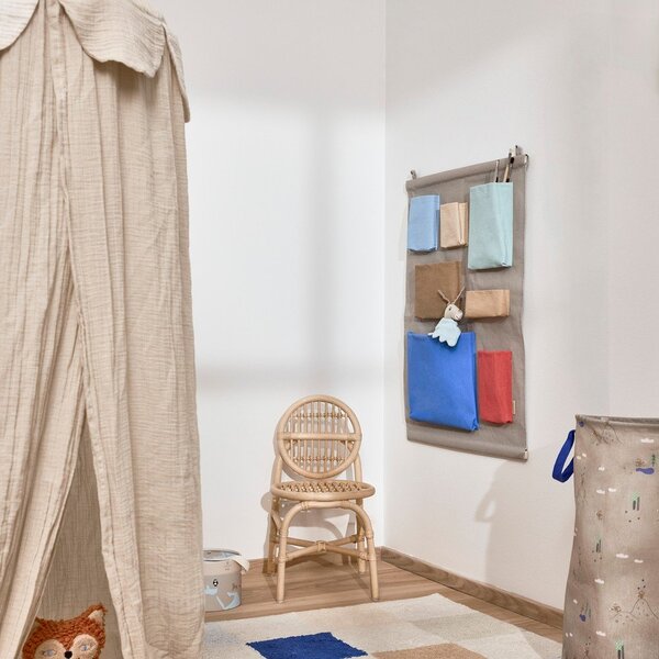 Cesta per giochi da bambino beige in tessuto ø 38x54 cm Foxy – OYOY Mini