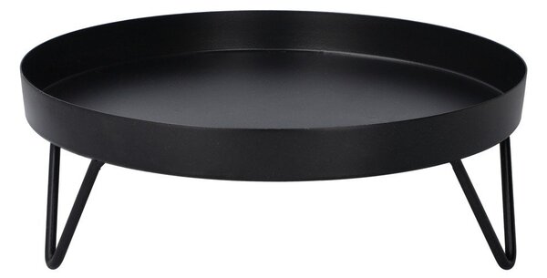 Vassoio decorativo in metallo ø 24 cm – Dakls