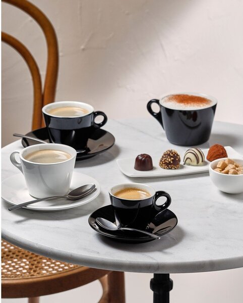 Tazzina per cappuccino bianca in porcellana 160 ml Barista – BonBistro