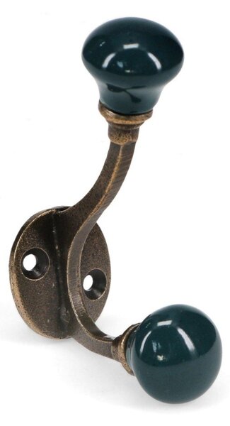Attaccapanni da parete blu scuro in metallo 3 cm – Rex London
