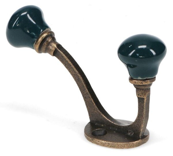 Attaccapanni da parete blu scuro in metallo 3 cm – Rex London