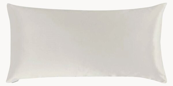 Federa in raso di seta di gelso 22 Momme 6A Premium White
