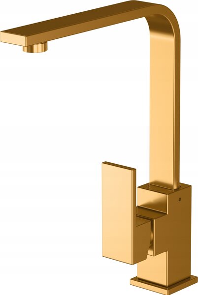 Granitan | CARO - Rubinetto da cucina - Orientabile a 360° - Oro - Ottone - Carrello in Vetroceramica