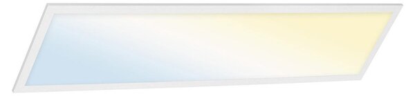 Plafoniera Moderna Piatto Brilo Smart Metallo Bianco Led Integrato 28W