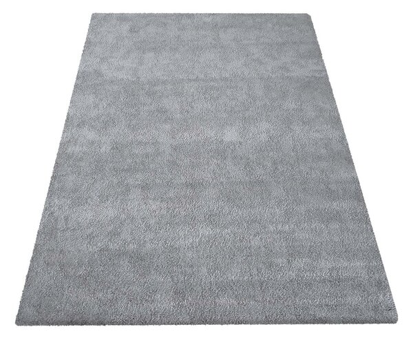 Moderno tappeto shaggy di colore grigio Larghezza: 133 cm | Lunghezza: 195 cm