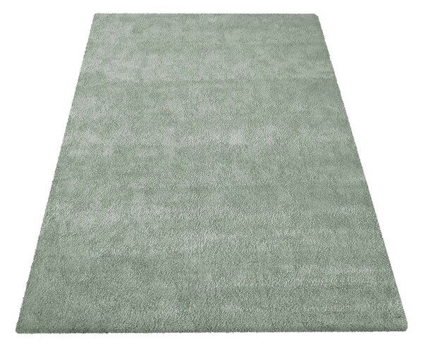 Moderno tappeto peloso color menta Larghezza: 170 cm | Lunghezza: 240 cm