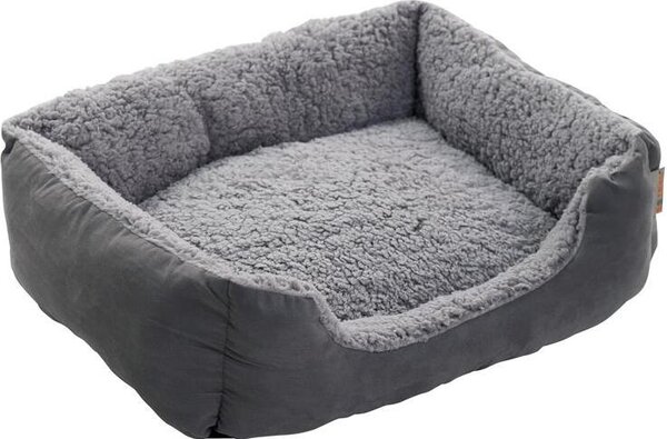 Letto per cani Cuscino per cani Cestino per cani 75x60x19 cm Letto per animali domestici Divano per cani Grigio