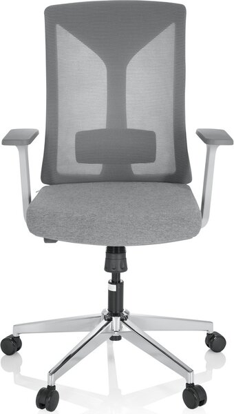 Sedia da ufficio, girevole, grigio HALIFAX