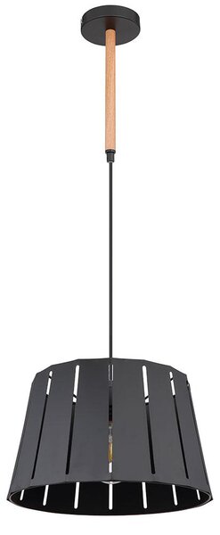 Lampada a sospensione LED RGB, nero marrone, effetto legno, P 35 cm