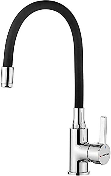 GRIFEMA GRIFERÍA DE COCINA-G4002-2 | Rubinetto da cucina - Rubinetto da cucina con bocca flessibile, bocca alta (250 mm) | Rubinetto per lavello, G3/8''