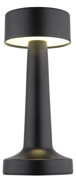Lampada da tavolo senza fili con batteria ricaricabile Touch Dimmer Lampada da tavolo dimmerabile Nero 58463S