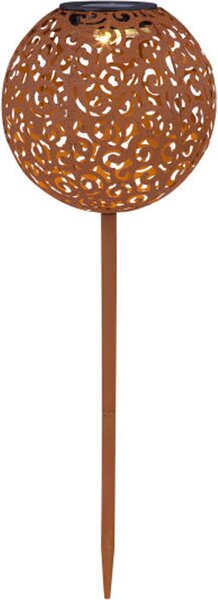 Luce solare giardino globo ruggine modello lampada solare luce esterna solare 33743R