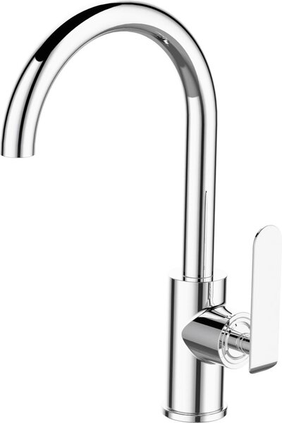 Granitan | TOGO - Rubinetto da cucina - Orientabile a 360° - Cromo - Ottone - Carica in Vetroceramica