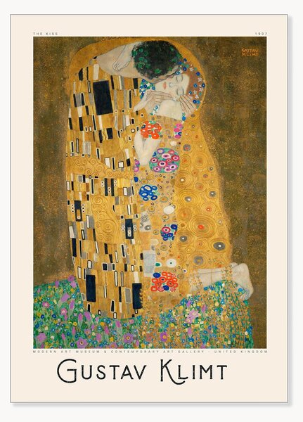Poster PSTR Studio x Gustav Klimt - The Kiss