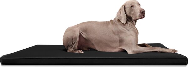 CARLOS Ortho-Medic materassino ortopedico per cani in pelle artificiale visco - dimensioni: 150x100cm | colore: 03 nero