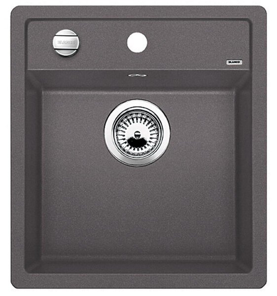 BLANCO DALAGO 45-F lavabo a incasso / SILGRANITE / stone grey / eccentrico -