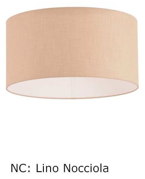 Piantana arco illuminando boing cilindro p 43 nk e27 led metallo marmo nero paralume tessuto - Illuminando