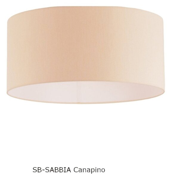 Piantana arco illuminando boing cilindro p 43 os e27 led metallo marmo bianco tessuto - Illuminando