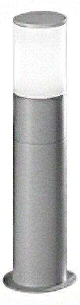 Lampioncino esterno ip54 perenz sigaro 8326 gc e27 led metallo alluminio acrilico grigio cemento - Perenz