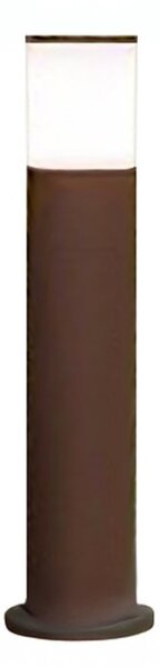 Lampioncino esterno ip54 perenz sigaro 8326 e e27 led metallo alluminio acrilico corten opaco - Perenz