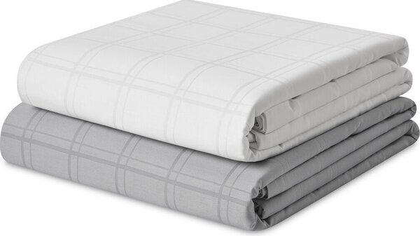 Copripiumino Alexandra House Living Sophia acciaio grigio acciaio 260 x 240 cm