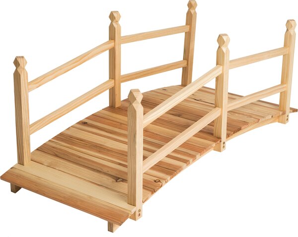 Ponte da giardino in legno tectake® Cantara 137 x 58 x 58 cm