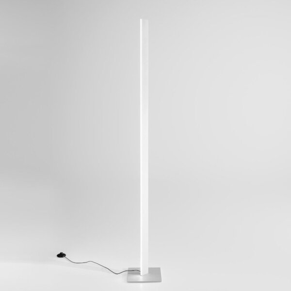Piantana moderna gea luce eartha pt b led dimmerabile alluminio silicone - Gea Luce