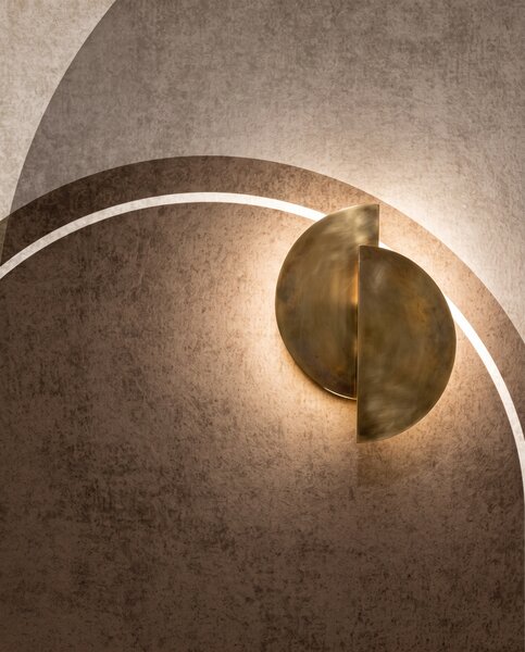 Carta da parati Forme rotonde con contorni, Archi e curve, Arte astratta, u99095 - Tapeko.it
