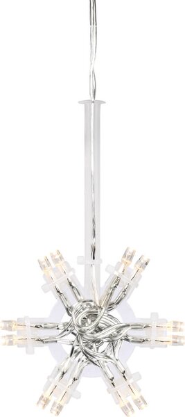 Star Trading 083-00 Fata LED "Lighty "Cavo: trasparente, LED bianco caldo, lunghezza circa 1,5 m, batteria, timer, scatola