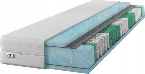 AquaFoam H3 Materasso a molle dorate a 7 zone 70x200