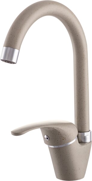 Granitan | RIO - Rubinetto da cucina - Orientabile a 360° - Beige - Carica in Vetroceramica