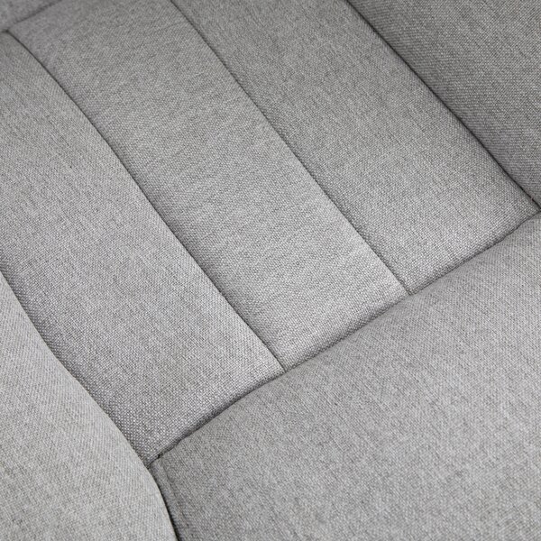 Vinsetto Poltrona Massaggiante, Sedia Ufficio, Sedia Gaming, Poliestere, Schiuma, Nylon, Grigio, 66 x 63 x 107-115 cm