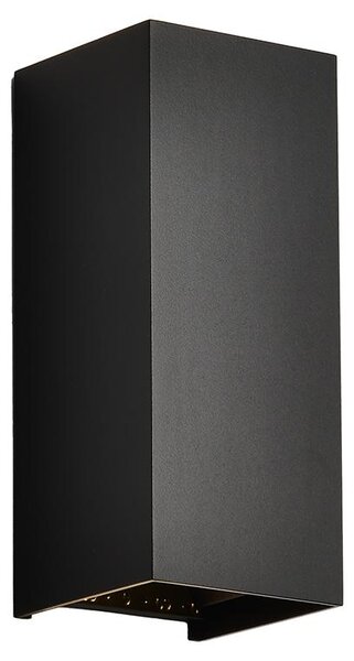V-TAC Applique LED da Esterno 10W Rettangolare Nera Up Down CCT Regolabile IP65 24346