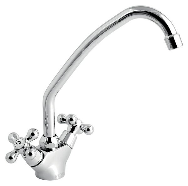 Rubinetto per lavabo Titania Retro II cromato