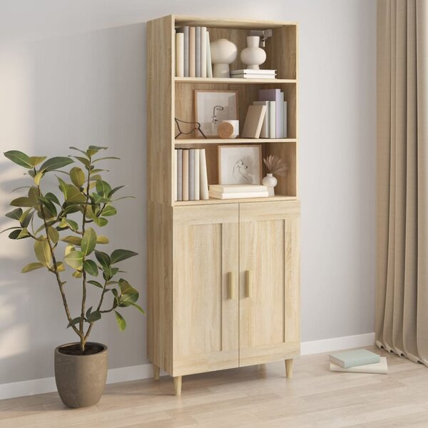 Vinsetto Mobile Porta Stampante, Mobile Ufficio, Mobiletto Basso, Mobile  Multiuso con 4 Ruote, Rovere, 80x40x72cm : : Casa e cucina