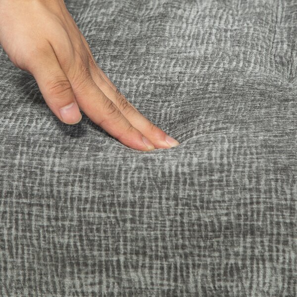 HOMCOM Poltrona, Sedia da accentuare, design moderno, girevole, fino a 120 kg, Grigio Scuro