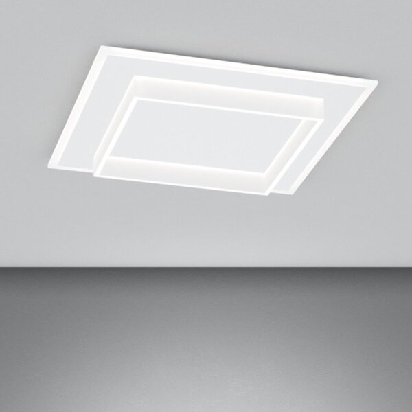 Plafoniera moderna top light wish 1223 65 led cct switch metallo - Top Light