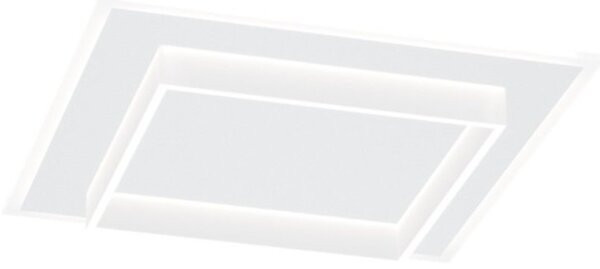 Plafoniera moderna top light wish 1223 65 led cct switch metallo - Top Light