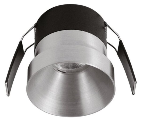 Faretto incasso gea led gfa1702 led ip44 alluminio argento cartongesso - Gea Led