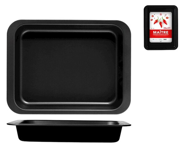 Rosticcera Maitre in alluminio antiaderente cm 28x22