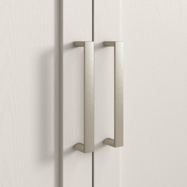 HOMCOM Mobile sottolavabo mobile da bagno con armadio a due livelli ripiani regolabili 90l x 30P x 63H cm crema