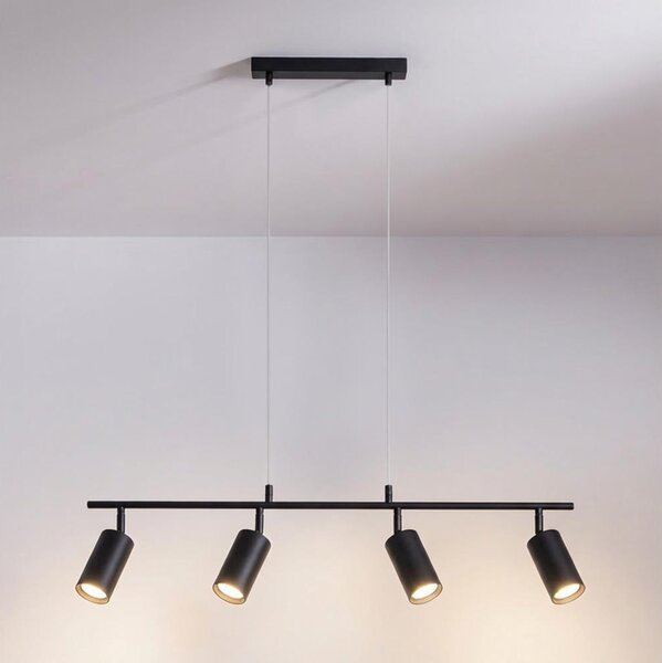Brilagi - Lampadario a sospensione con cavo SELE 4xGU10/30W/230V nero