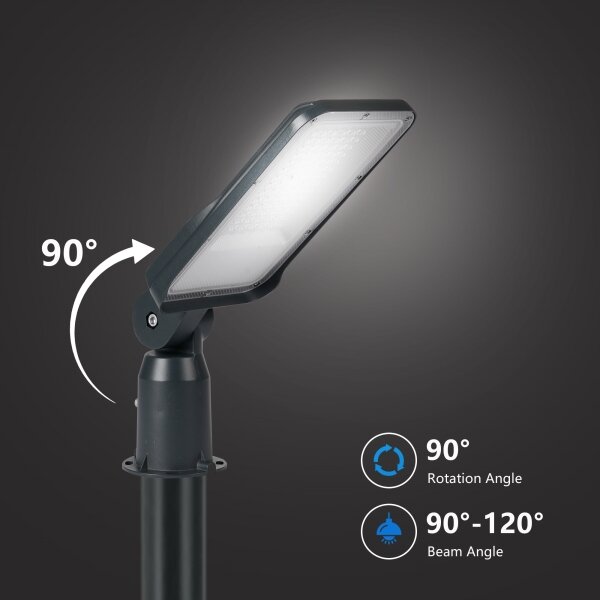 Brilagi - Lampione stradale LED per esterni con snodo. URBANLIGHT LED/50W/230V antracite IP65