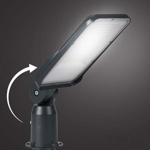 Brilagi - Lampione stradale LED per esterni con snodo. URBANLIGHT LED/50W/230V antracite IP65