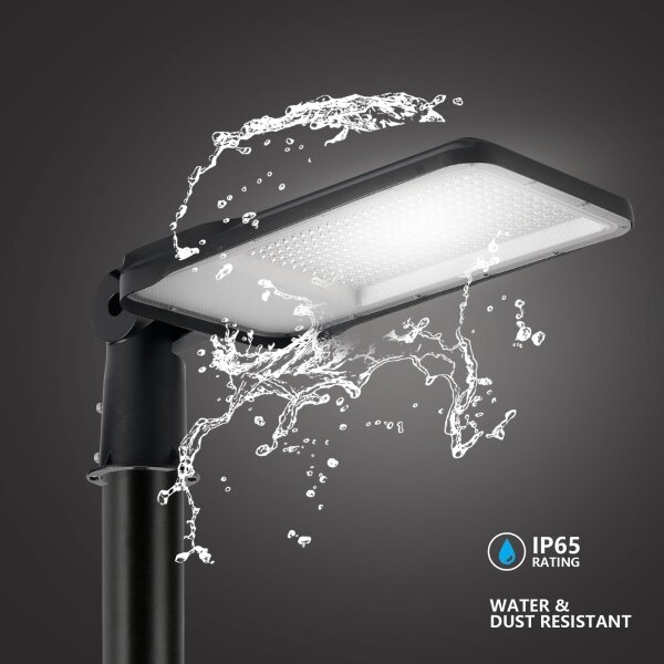 Brilagi-LED Lampione stradale da esterno con snodo. URBANLIGHT LED/200W/230V nero IP65