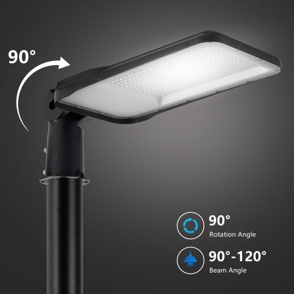 Brilagi-LED Lampione stradale da esterno con snodo. URBANLIGHT LED/200W/230V nero IP65